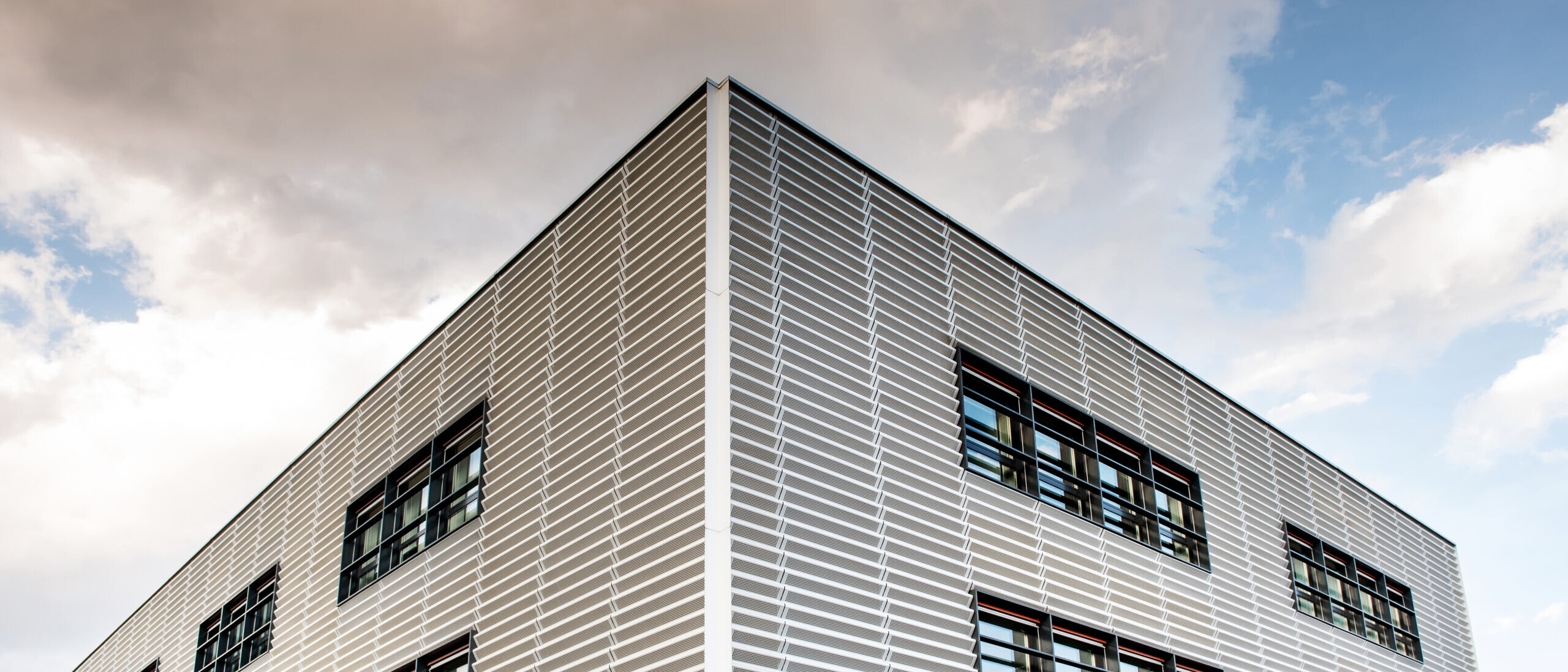 4. Bardage métallique : lignes fines, esprit industriel chic