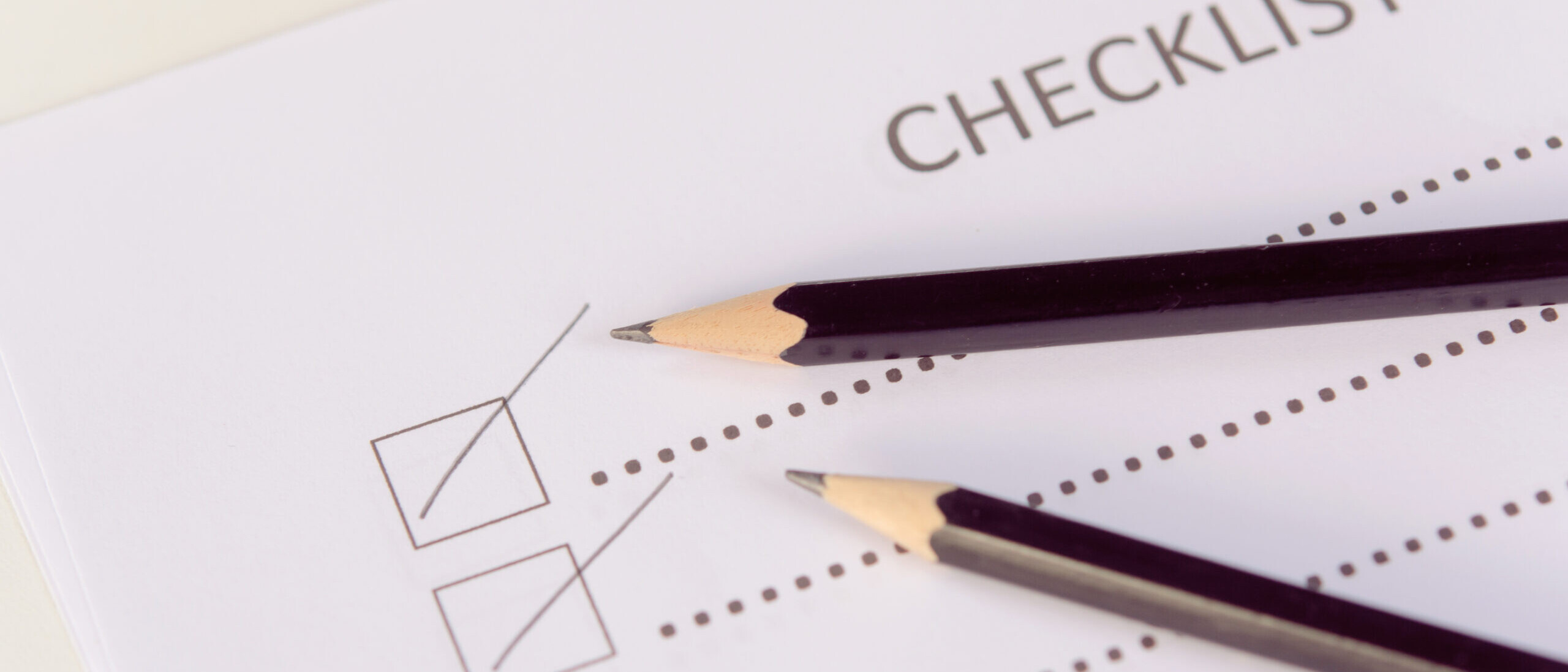 Check-list avant signature