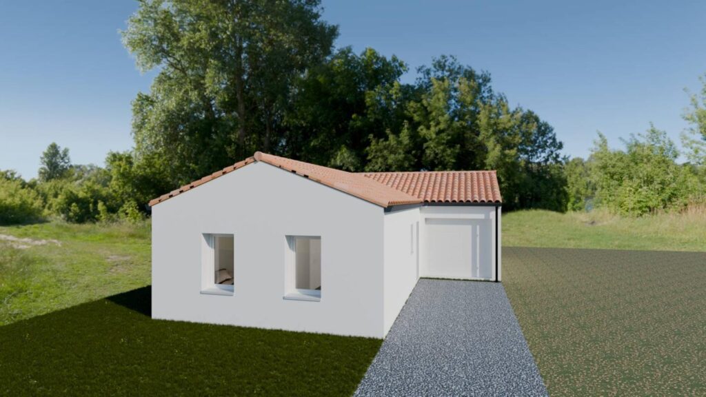 Constructeur de maison à Saint-Jean-de-Monts - Maison neuve 69,8 m² sur terrain de 357 m² à Saint-Jean-de-Monts, en Vendée