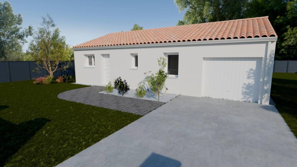 Constructeur de maison à Apremont - Maison HARMONIE G PMR 72.4m² – Confort et Accessibilité à Apremont (85220)