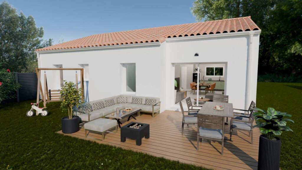 Constructeur de maison à Challans - Maison Marine 3 chambres 79 m² avec garage à Challans, terrain + maison à 281856 €