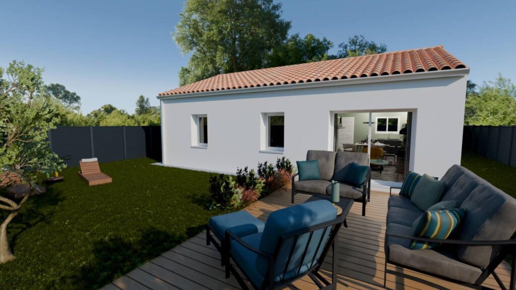 Constructeur de maison à Challans - Maison ZEN G de 66m² au cœur de Challans (85300) – Confort et modernité
