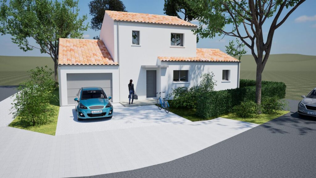 Constructeur de maison à Bretignolles-sur-Mer - Découvrez votre future maison sur mesure de 130 m² à Bretignolles-sur-Mer sur un terrain spacieux de 791 m²