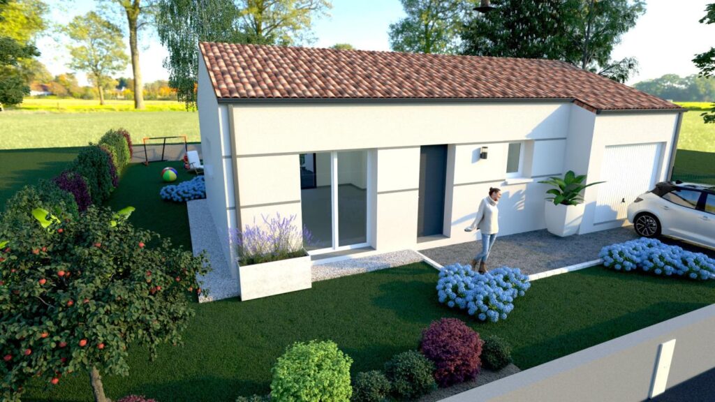 Constructeur de maison à Brem-sur-Mer - Maison 2 chambres, cellier et Garage à BREM SUR MER à proximité de l’océan