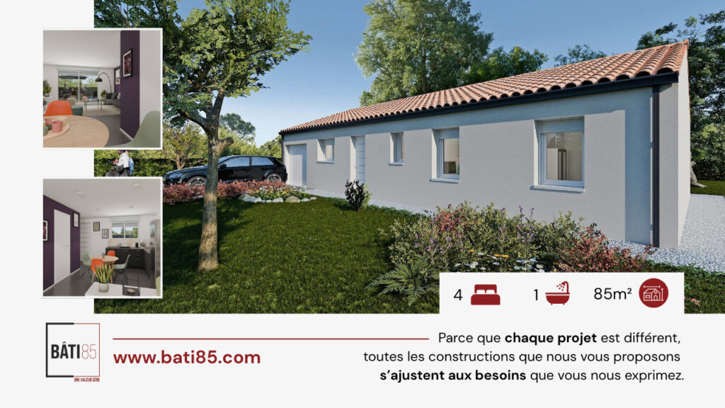 Constructeur de maison à Saint-Révérend - Projet terrain + maison clé en mains de standing – L’Aiguillon-sur-Vie