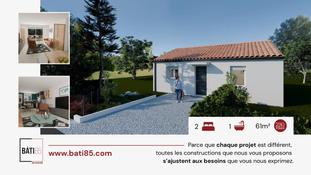 Constructeur de maison à Saint-Révérend - Projet terrain + maison clé en mains de standing – L’Aiguillon-sur-Vie