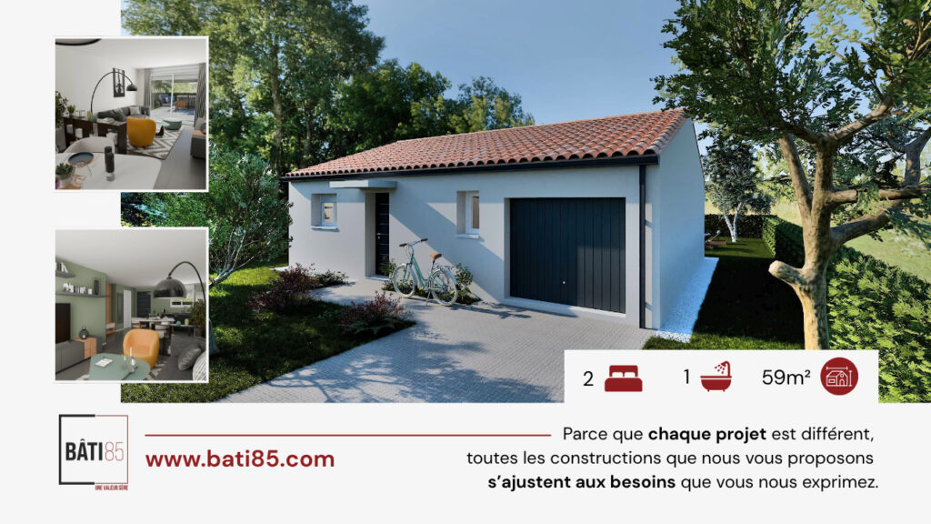 Constructeur de maison à Saint-Révérend - Projet terrain + maison clé en mains de standing – L’Aiguillon-sur-Vie