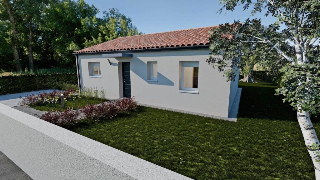 Constructeur de maison à Givrand - Maison 3 chambres sur un terrain viabilisé à GIVRAND