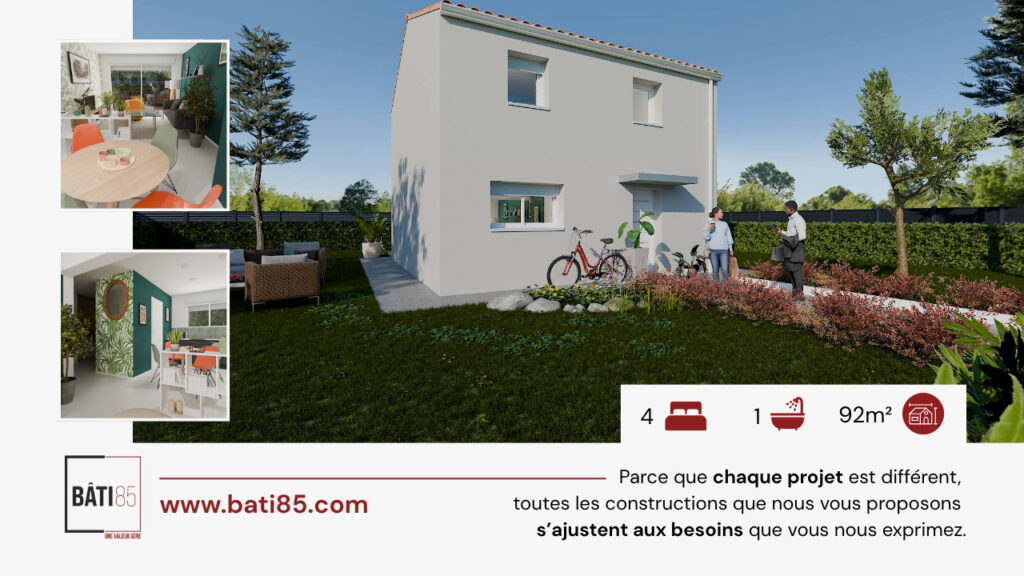 Constructeur de maison à Vertou - SERENITE 4.093 BATI 85 NANTES