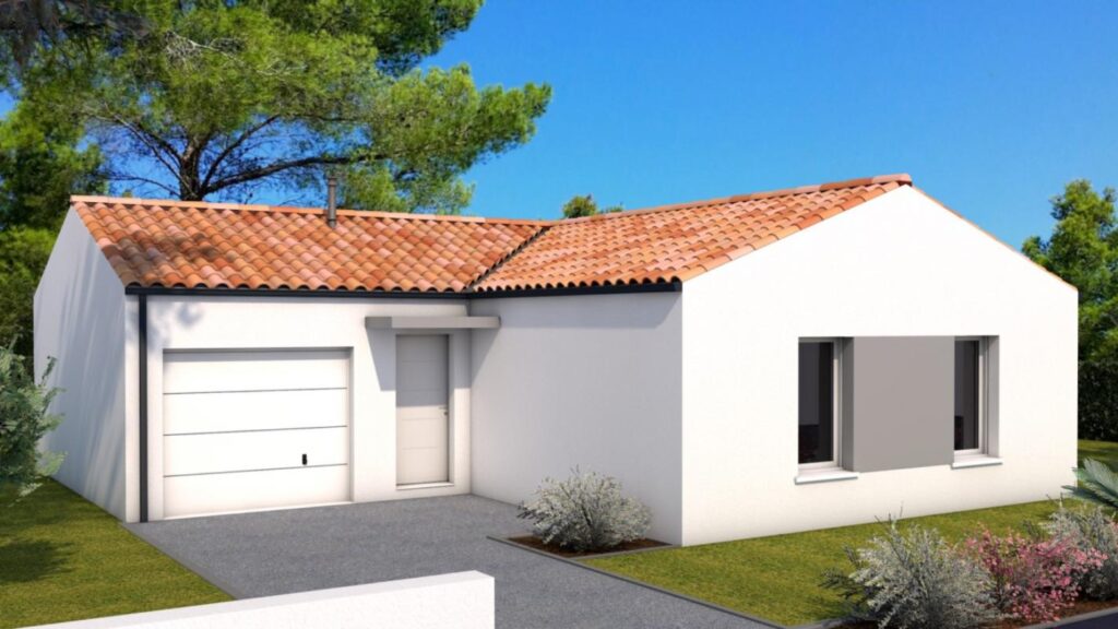 Constructeur de maison à Saint-Hilaire-de-Riez - Maison 3 chambres avec garage, sur un terrain de 342 m² à ST HILAIRE DE RIEZ