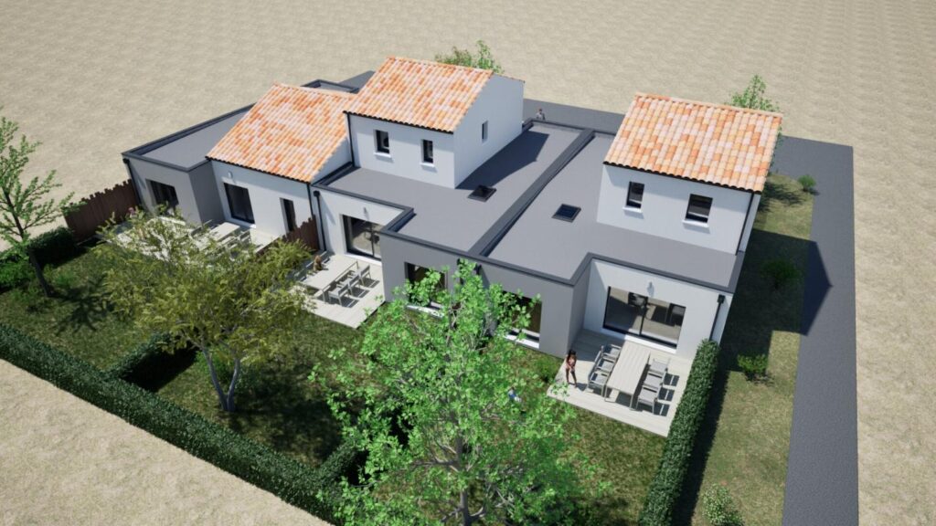 Constructeur de maison à Saint-Gilles-Croix-de-Vie - Maison 2 chambres avec garage à SAINT GILLES CROIX DE VIE