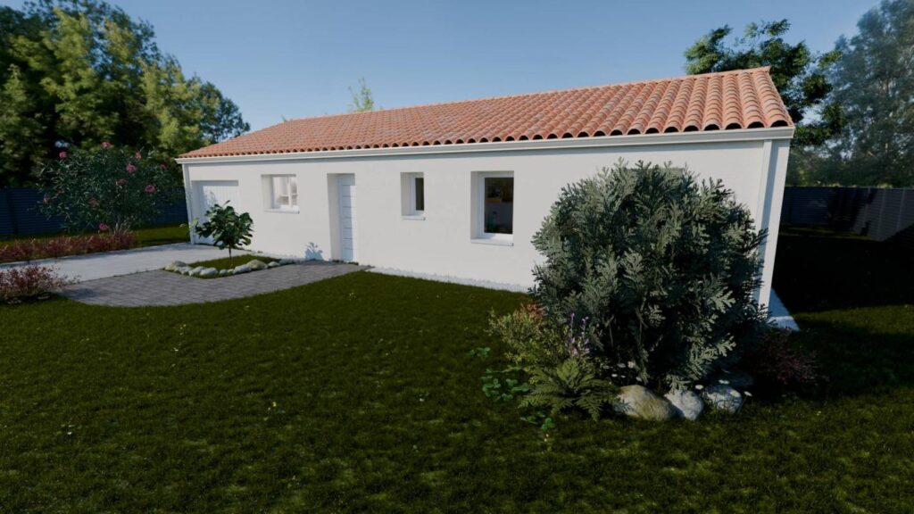 Constructeur de maison à La Séguinière - Votre future maison ELEGANCE G de 85m² à Mortagne-sur-Sèvre (85290) – Un cadre de vie exceptionnel