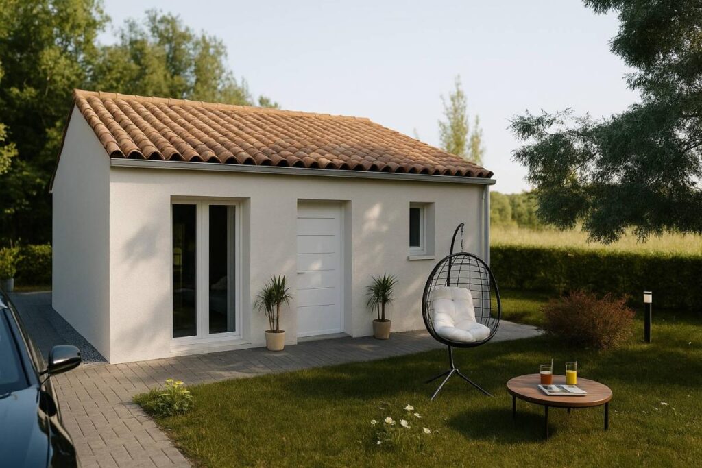Constructeur de maison à Paimbœuf - Maison EVASION 44,2 m² à Saint-Père-en-Retz (Loire-Atlantique) : votre projet terrain + maison