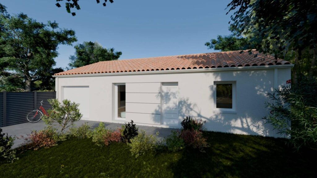 Constructeur de maison à Commequiers - Maison AZUR 2 chambres 70 m² – Opportunité à Commequiers (85220) avec jardin et confort moderne